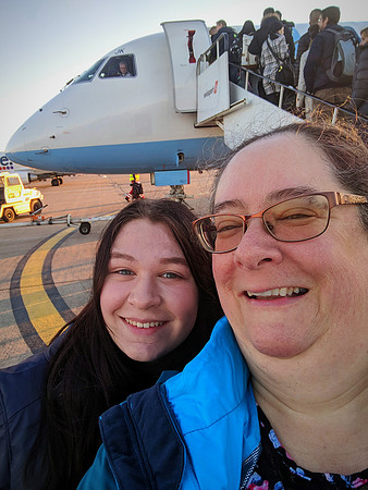 Well we at least made the plane