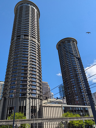 Such a variety of buildings in Seattle