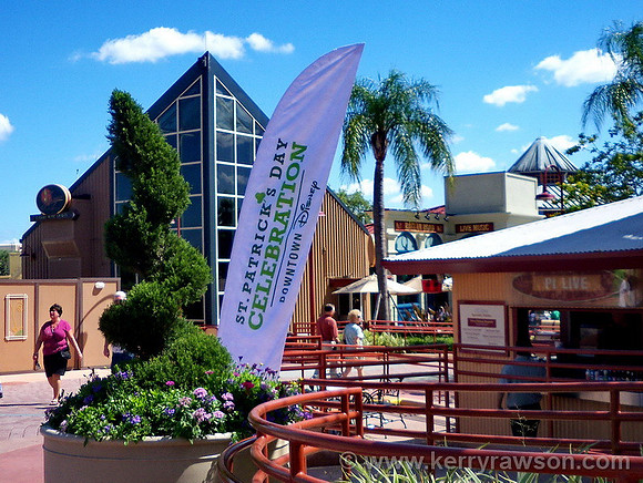 St Patricks day at Downtown Disney