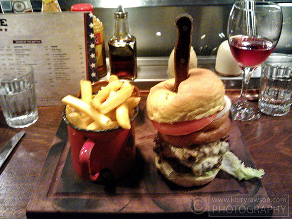 My burger, OMG