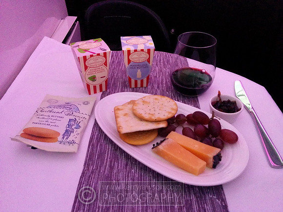 My alternative dessert without chocolate wasn't too bad