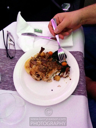 Mark got the last chicken main course