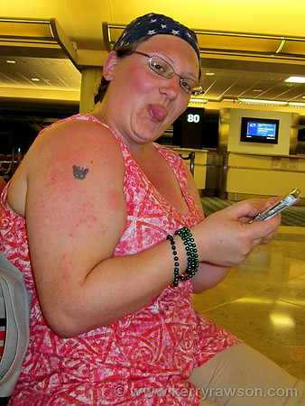 Well that's all folks, one last photo from the airport waiting to go home.  Thanks for looking. K&E