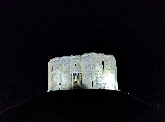 Well that's the first night over, time to retire to our hotel despite the lovely view from the room of Clifford's Tower.
