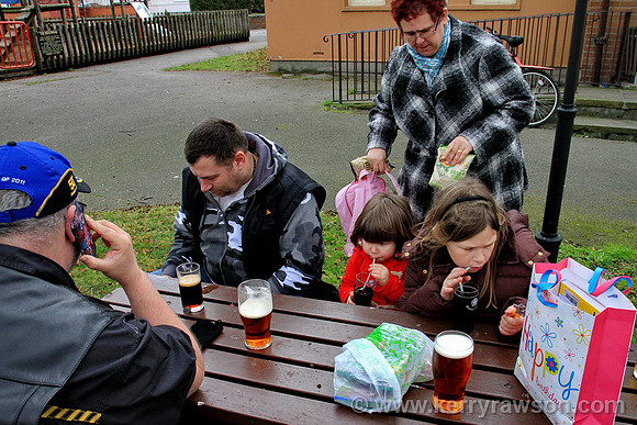 Cokes all round for the Purves gang