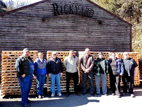 The tour group