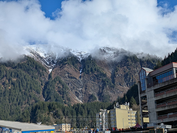 Welcome to Juneau, the view from the ship