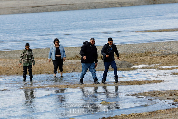 The tide was coming in, ooops