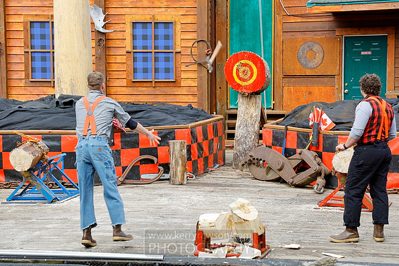 Next up Axe throwing