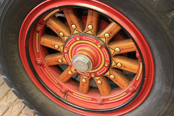 Love the wooden wheels