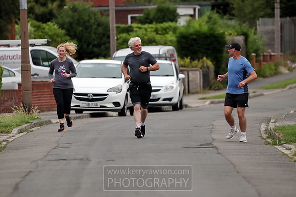 Gary's just seen the actual finish line and checkered flag, lol