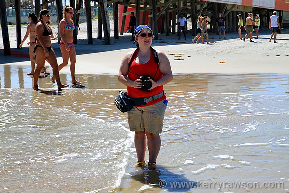 Come on in the water is lovely
