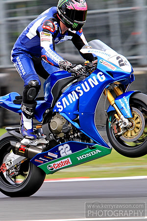 Alex Lowes celebrates pole