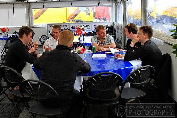 The Eurosport crew briefing