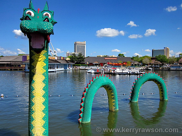 Lego world at Downtown Disney