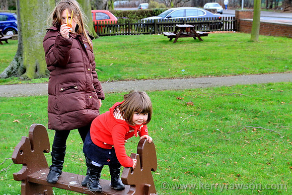 This is our bench, go away