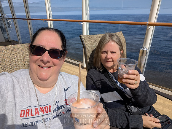 Day 2 was at sea so it would be rude not to start sampling more cocktails