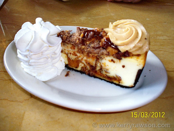A peanut, pecan & choc one for Emma
