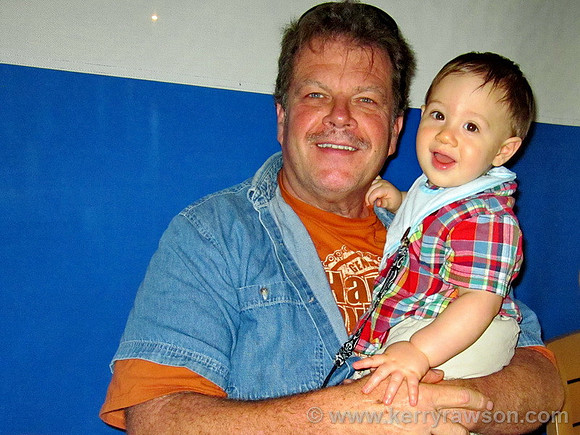 Trent with Grandad