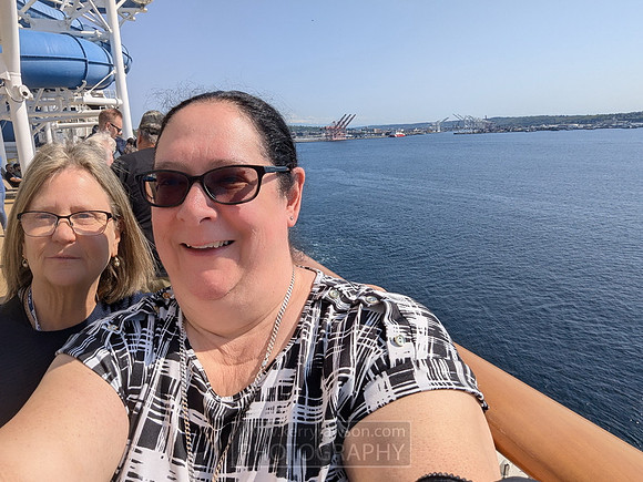 We're under way, bye Seattle see you again in a few days