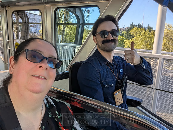 Making friends with our driver