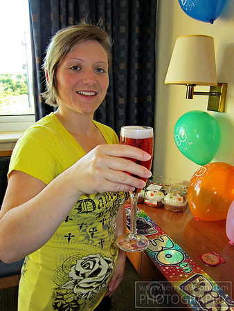 Opened the champers, let the games begin