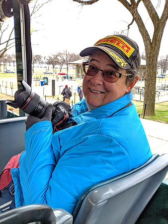 Role reversal, photographing from a moving vehicle instead is just as much fun