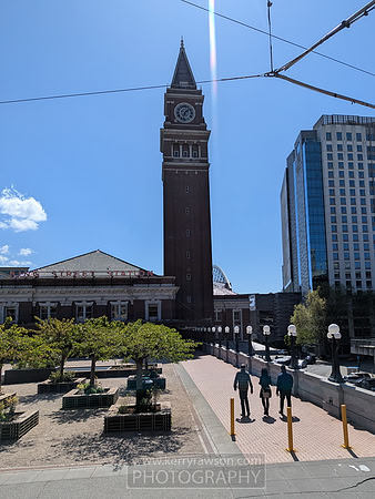 The train station