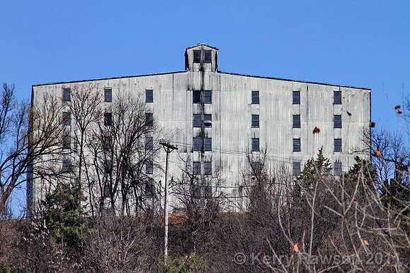 Just one of the barrel houses