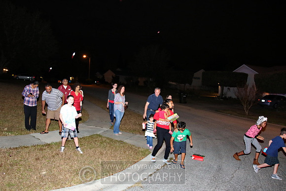 More people came out to see Santa