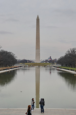 This is why they call it the reflection pond