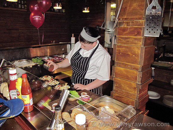 Our starters were prepared while we watched