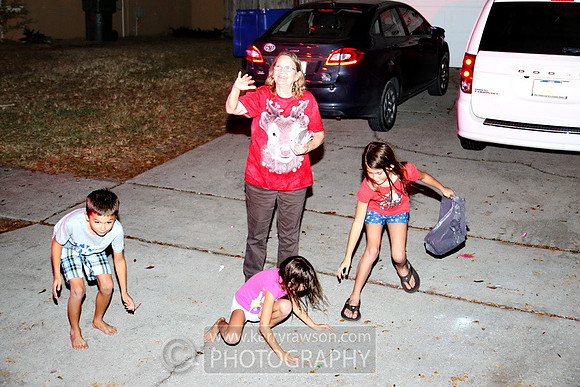Catching the candy