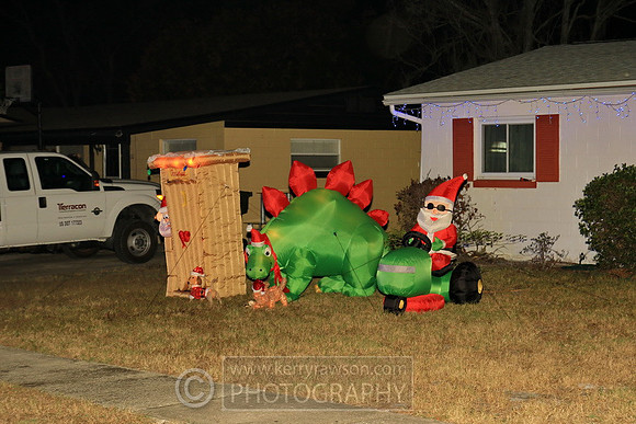 Check out the santa peaking from the loo