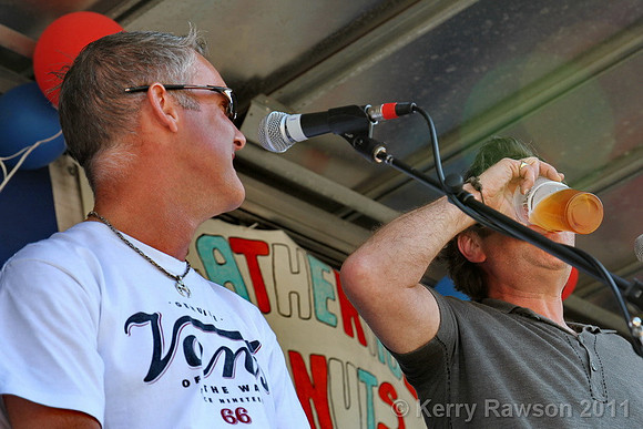 Thirsty work this singing