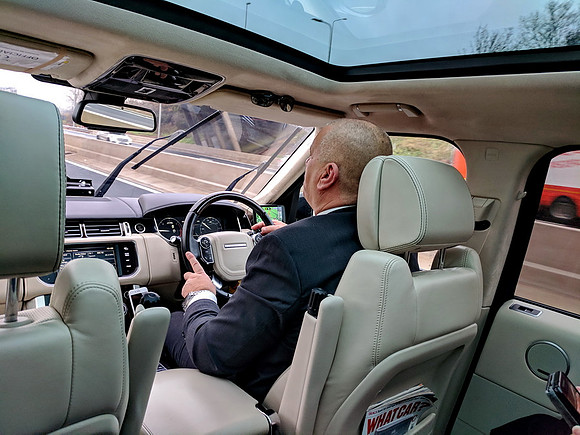 Still recovering from my recent back injury, Chef from Domino Transfer chauffeured us down in style